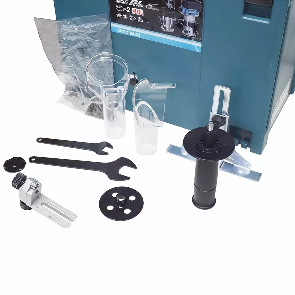 KIT Tupia 6/8mm + Maleta N°4 + 2 Bat 18V DRT50RMJX2 Makita